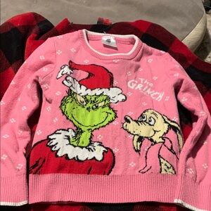 The Grinch Pink Sweater